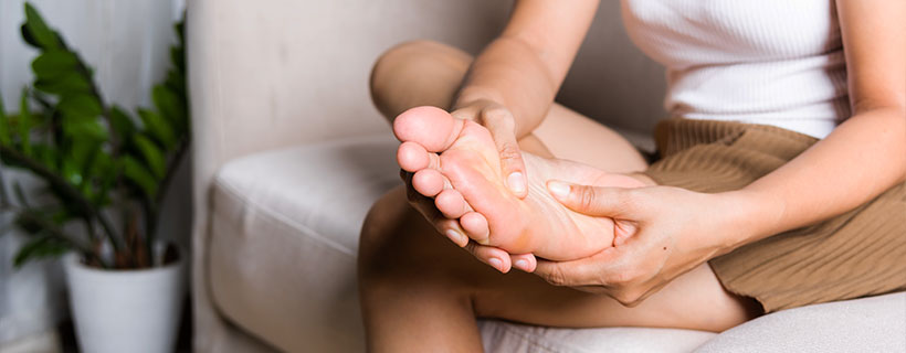 patient needing plantar fasciitis treatment in Lawrenceville